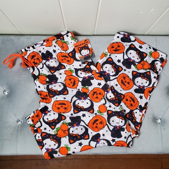 HELLO KITTY halloween pajama pants - Picture 1 of 3